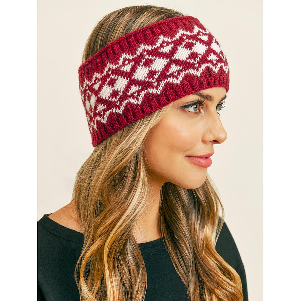 iLLASPARKZ Aztec Pattern Ear Warmer Headband