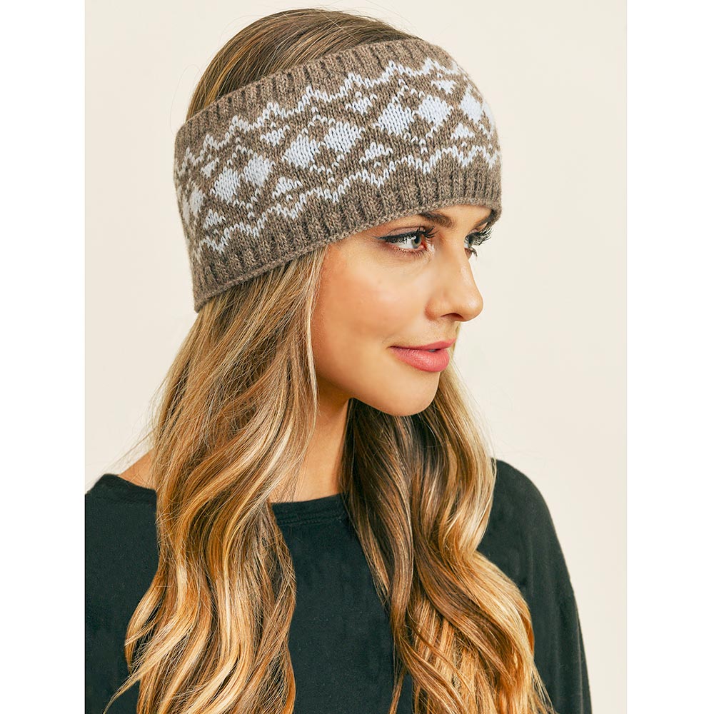 iLLASPARKZ Aztec Pattern Ear Warmer Headband