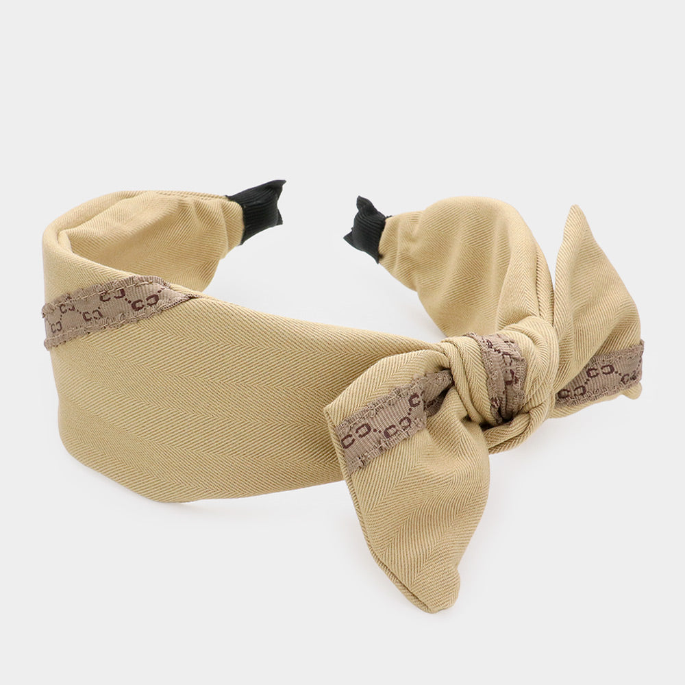 iLLASPARKZ Pattern Detailed Bow Headband