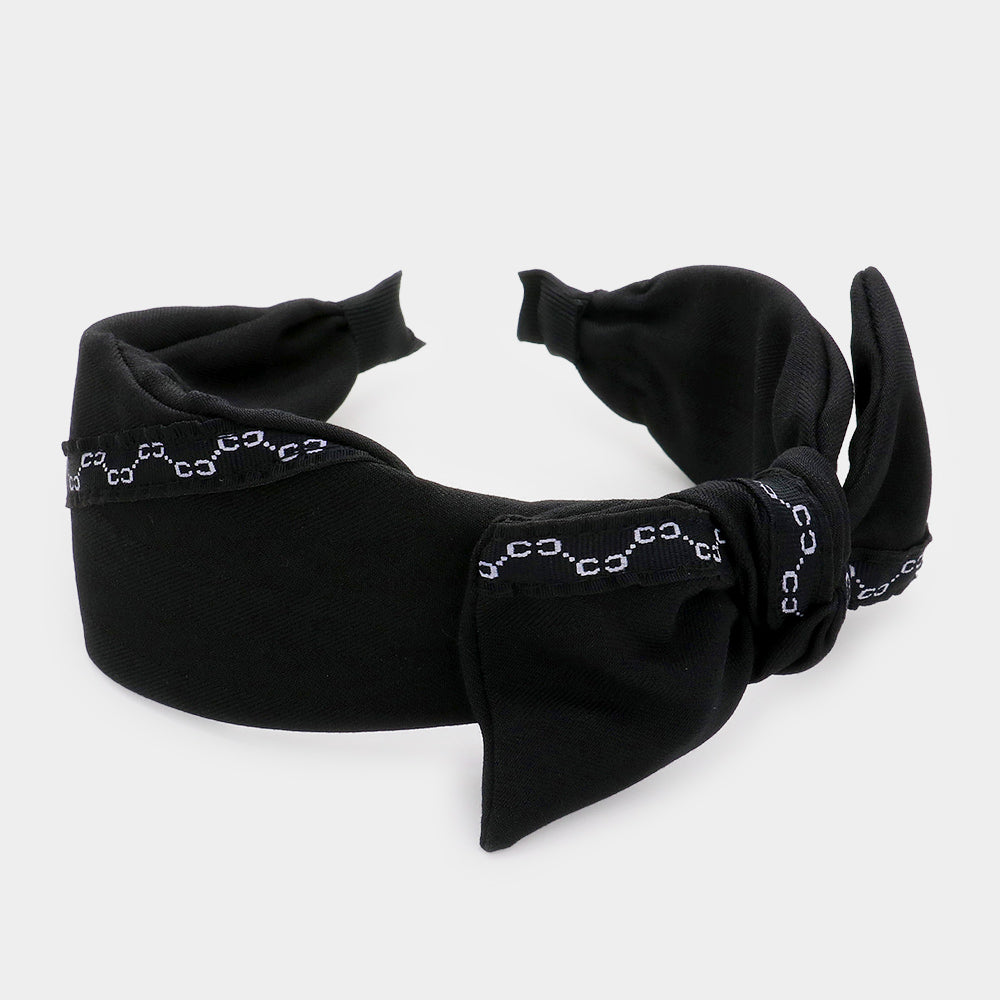 iLLASPARKZ Pattern Detailed Bow Headband