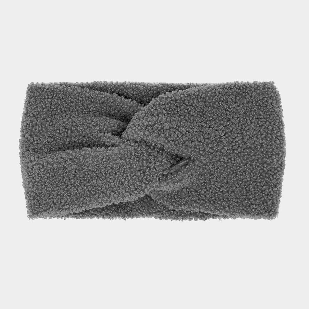 iLLASPARKZ Solid Sherpa Fleece Earmuff Headband