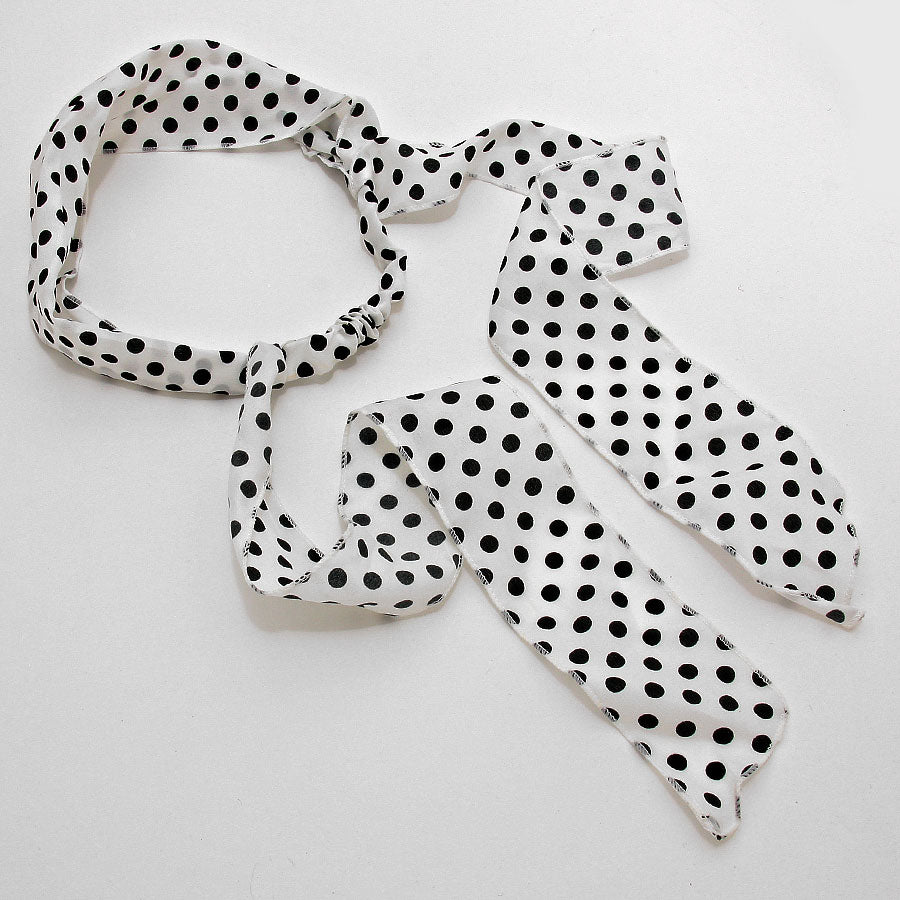 iLLASPARKZ Polka Dot Tie Headband