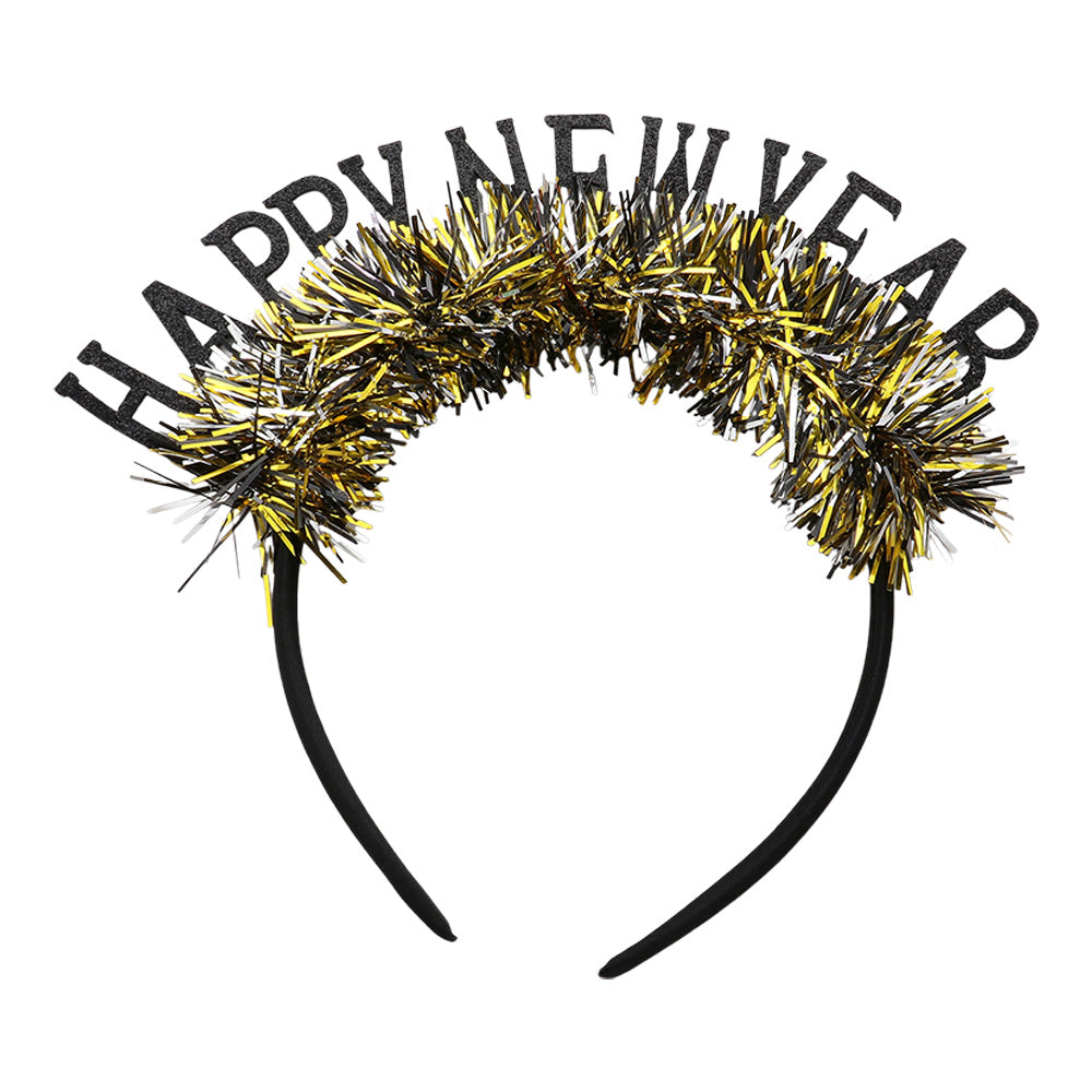 iLLASPARKZ HAPPY NEW YEAR Tinsel Headband