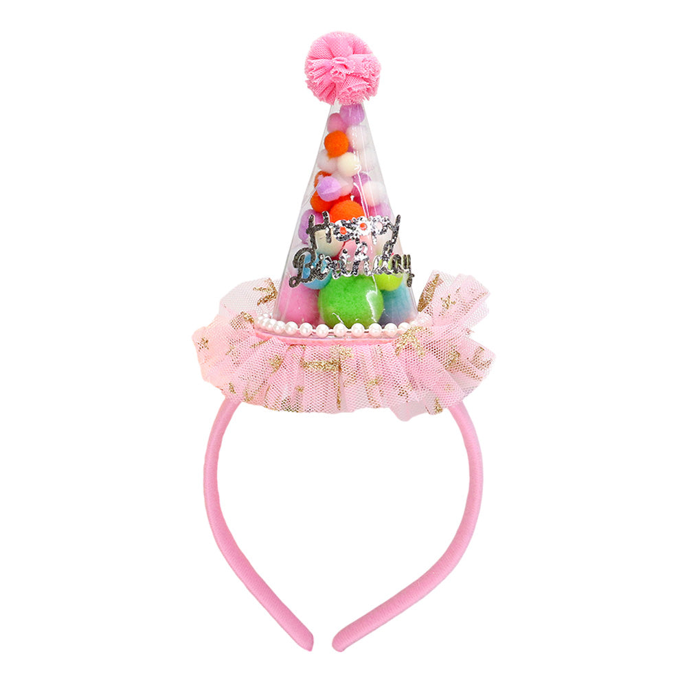 iLLASPARKZ Happy Birthday Message Birthday Hat Headband