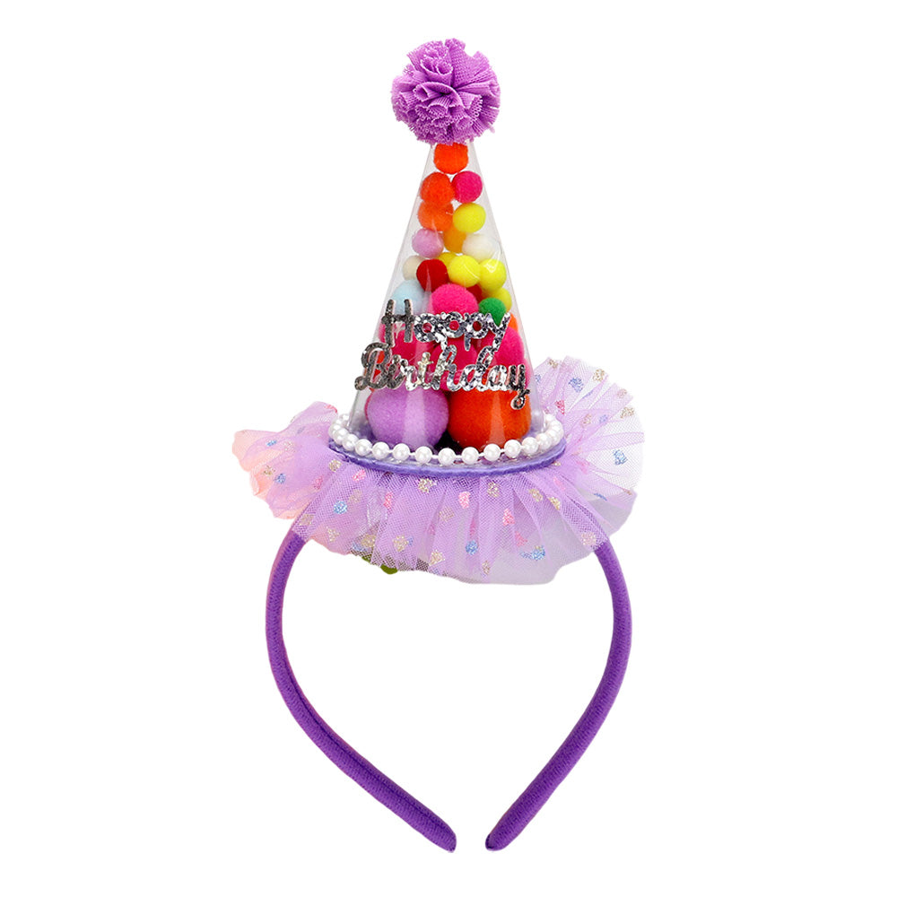 iLLASPARKZ Happy Birthday Message Birthday Hat Headband