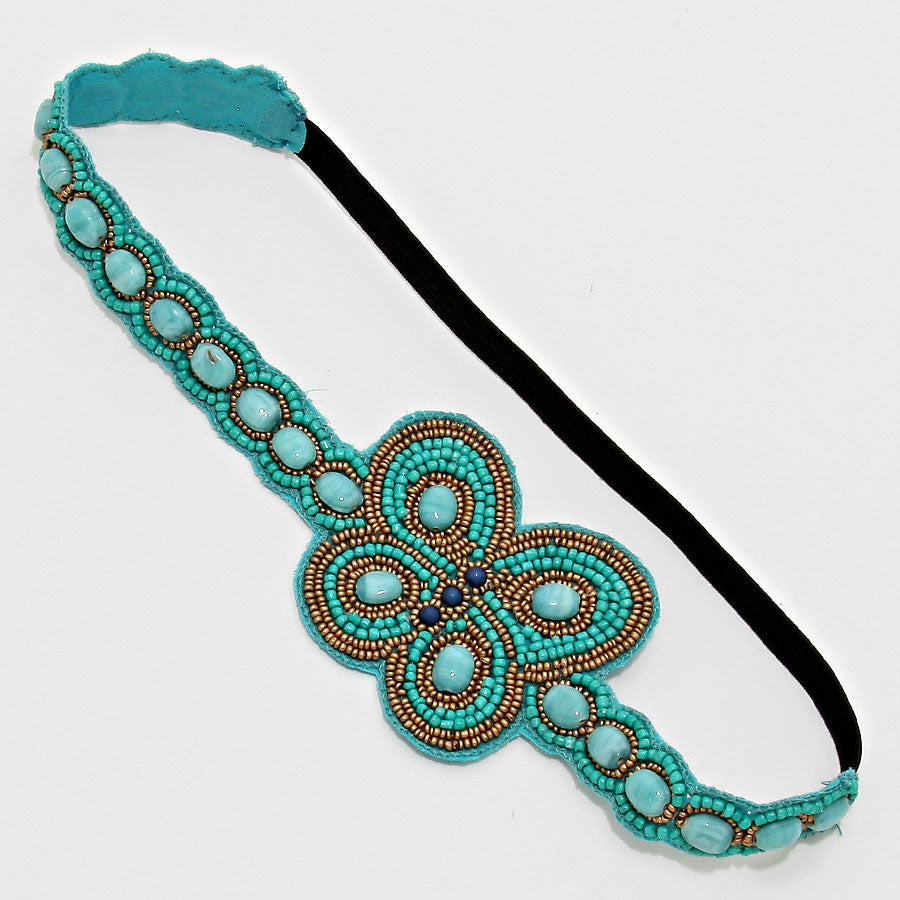 iLLASPARKZ Butterfly Bead Stretchable Headband