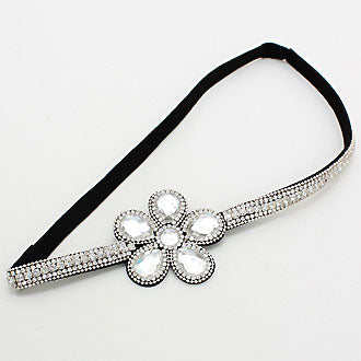 iLLASPARKZ Pave Flower Stretch Headband