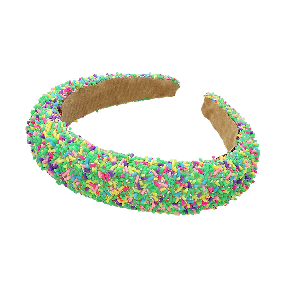 iLLASPARKZ Sprinkle Beaded Headband