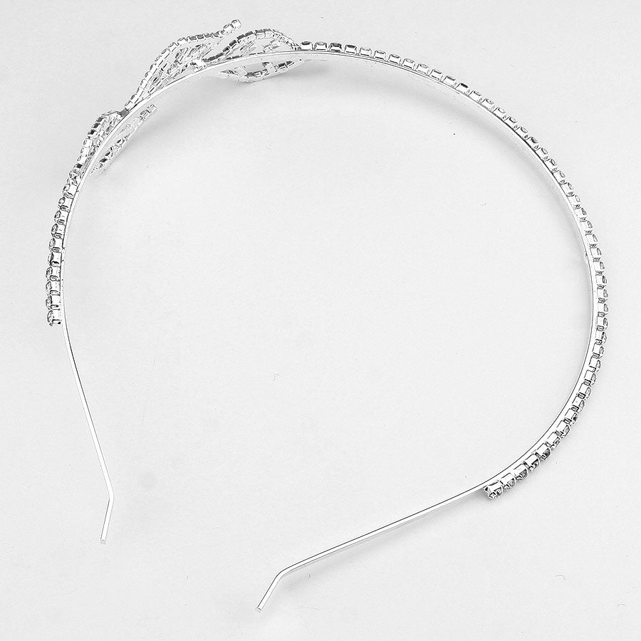 iLLASPARKZ Rhinestone Leaf Trio Headband