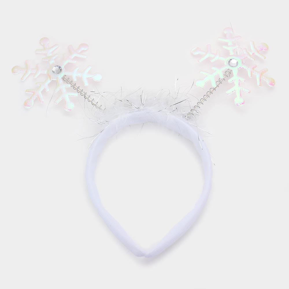 iLLASPARKZ LED Light Up Snowflake Headboppers Headband