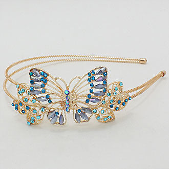 iLLASPARKZ Pave Butterfly Metal Headband