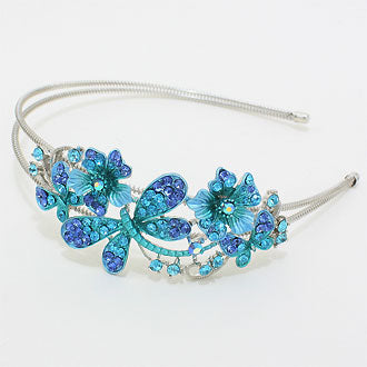 iLLASPARKZ Pave Dragonfly Metal Headband