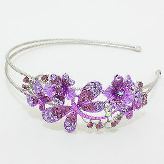 iLLASPARKZ Pave Dragonfly Metal Headband