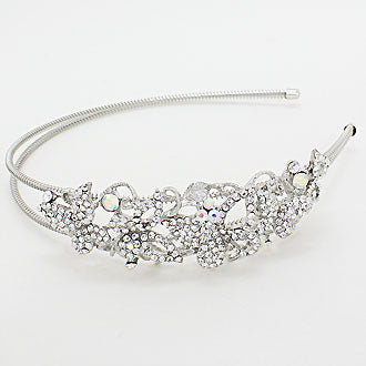 iLLASPARKZ Pave Butterfly Metal Headband