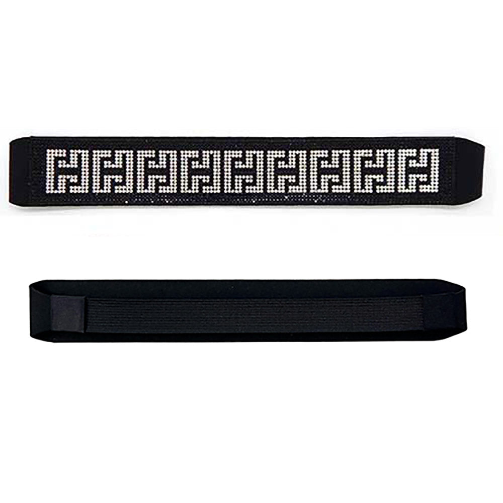 iLLASPARKZ Patterned Bling Stretch Headband