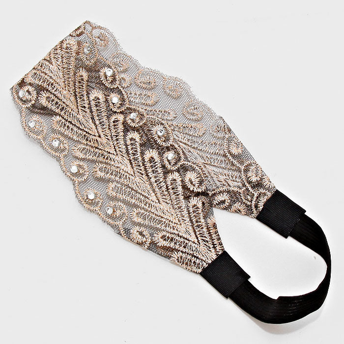 iLLASPARKZ Lace Stretch Headband