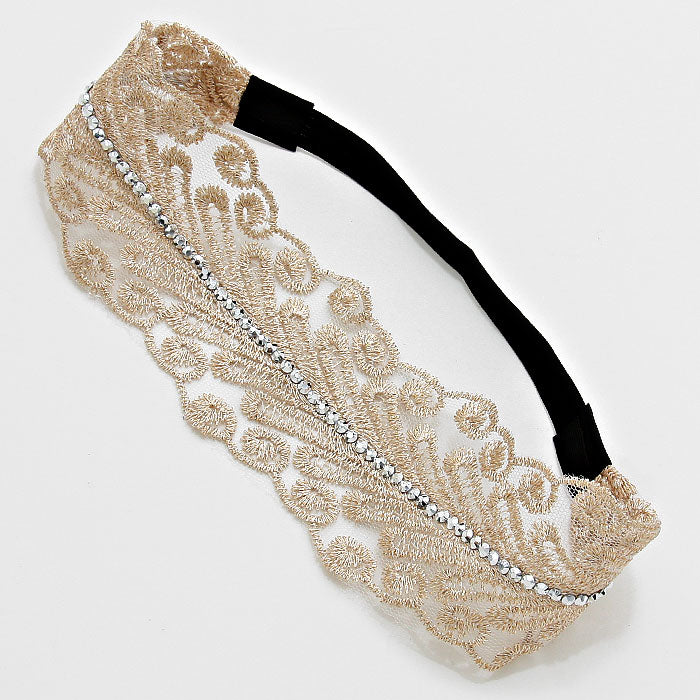 iLLASPARKZ Lace Stretch Headband