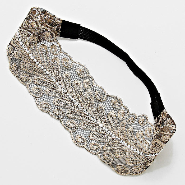 iLLASPARKZ Lace Stretch Headband