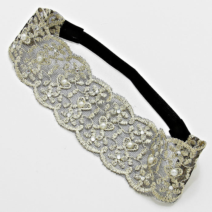 iLLASPARKZ Lace Stretch Headband