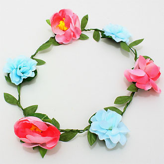 iLLASPARKZ Bouquet Wreath Flexi-Wire Headband