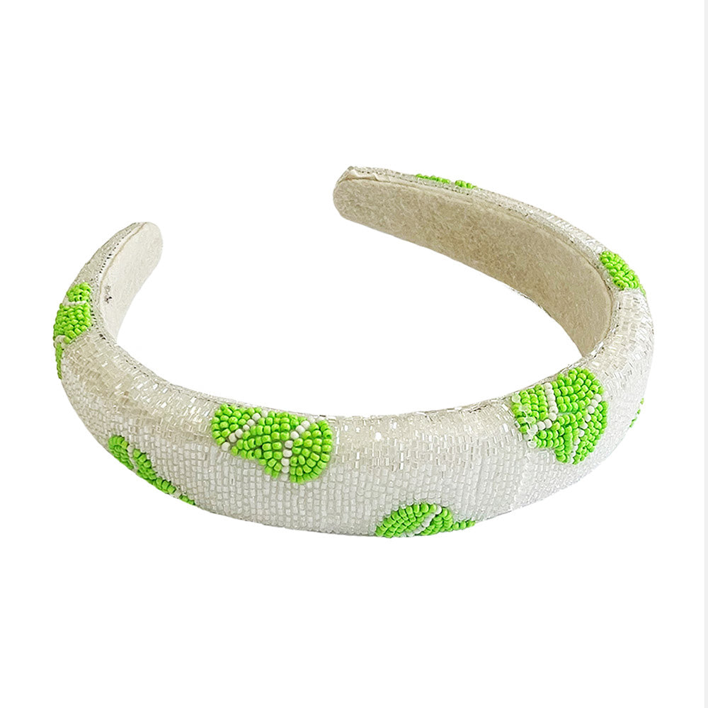 iLLASPARKZ Tennis Ball Seed Beaded Headband