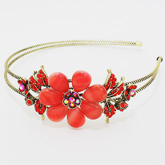 iLLASPARKZ Crystal Daisy Metal Headband