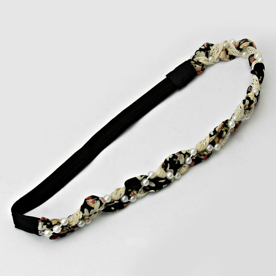 iLLASPARKZ Floral Embellished Stretch Headband