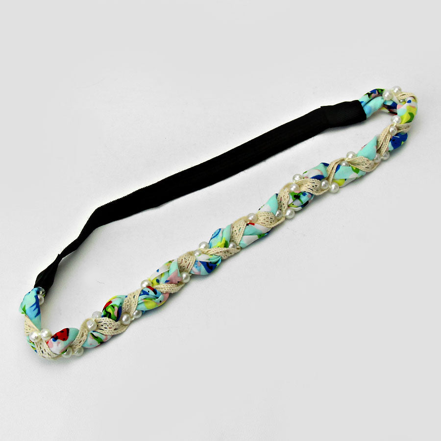 iLLASPARKZ Floral Embellished Stretch Headband