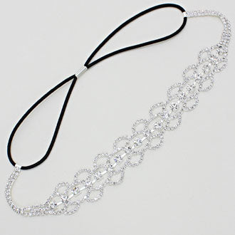 iLLASPARKZ Crystal Rhinestone Shell Stretch Headband