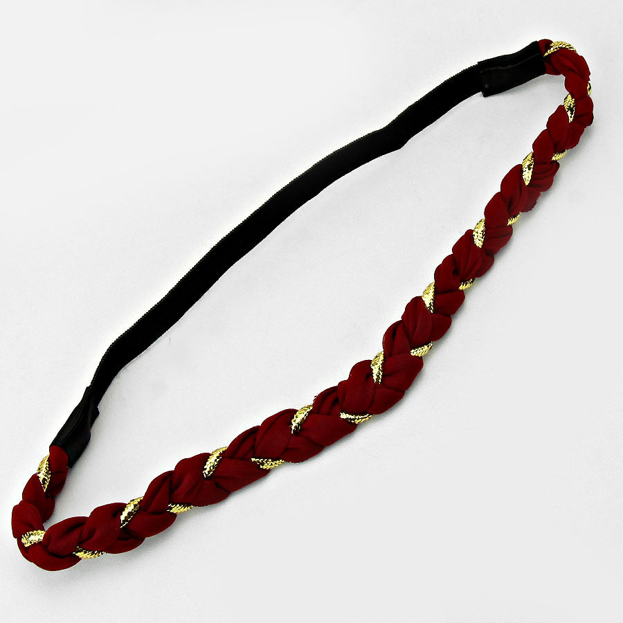 iLLASPARKZ Metallic Braid Stretch Headband