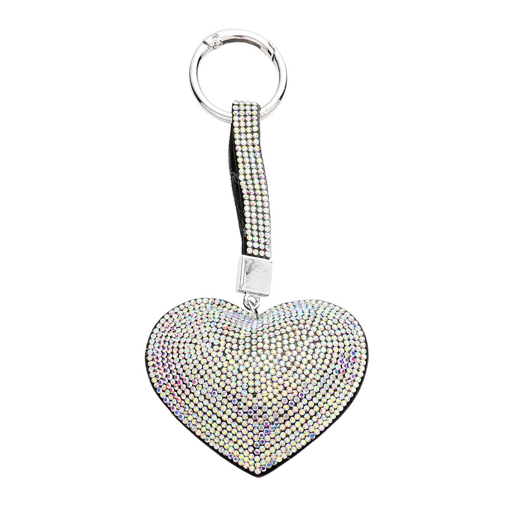 iLLASPARKZ Bling Heart  Bag Charm / Keychain