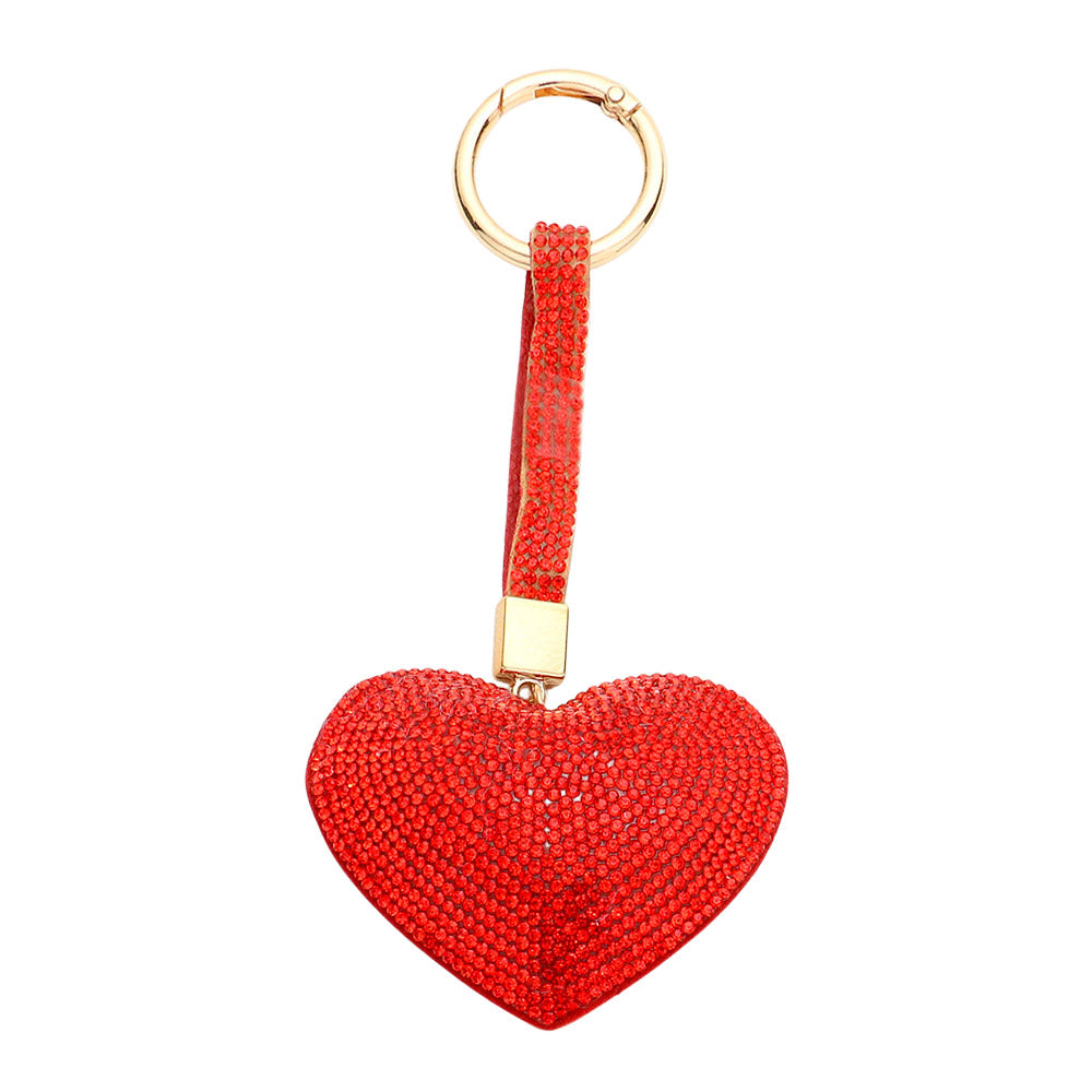 iLLASPARKZ Bling Heart  Bag Charm / Keychain