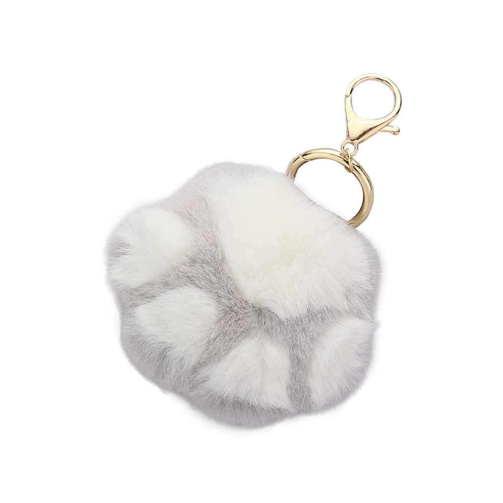 iLLASPARKZ Faux Fur Paw Keychain