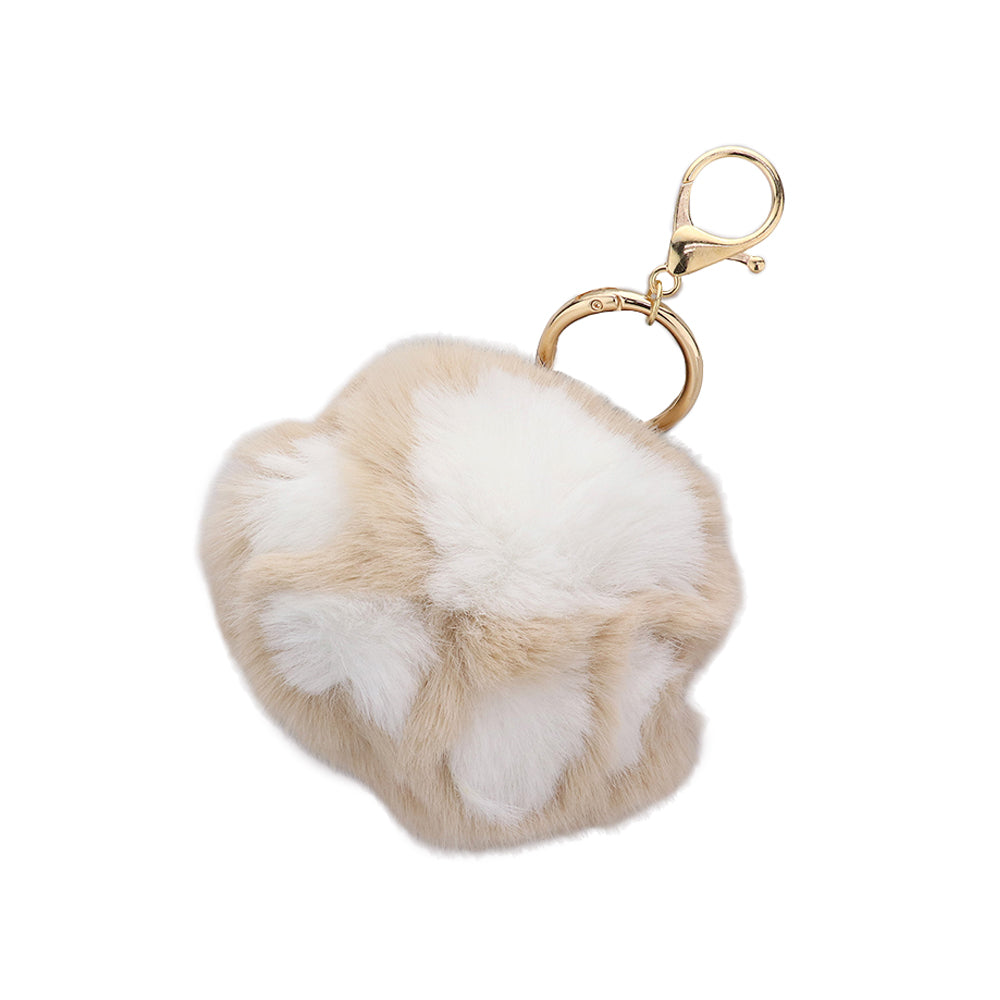 iLLASPARKZ Faux Fur Paw Keychain