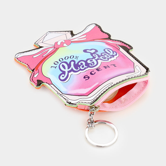 iLLASPARKZ Scent Coin Zipper Purse Keychain