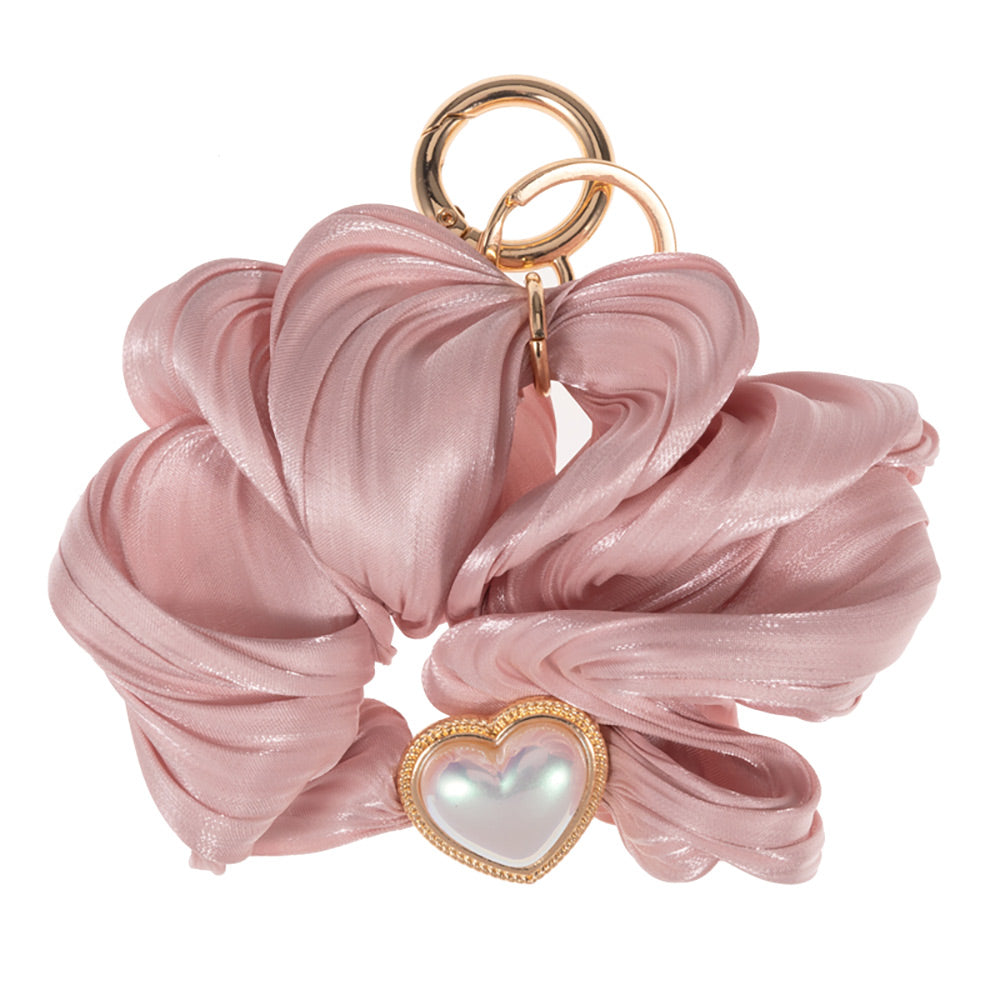 iLLASPARKZ Heart Pearl Pointed Stretch Keychain / Bracelet / Scrunchie