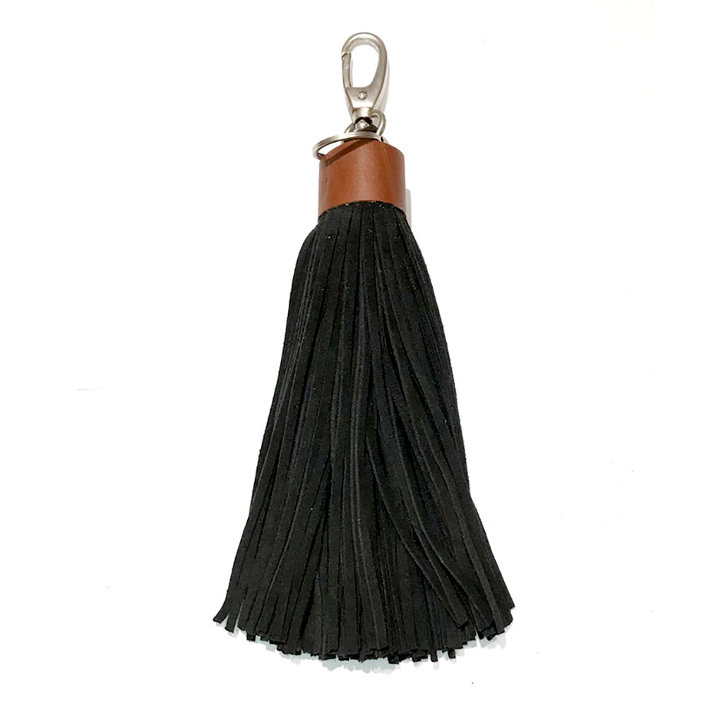 iLLASPARKZ Genuine Leather Tassel Keychain