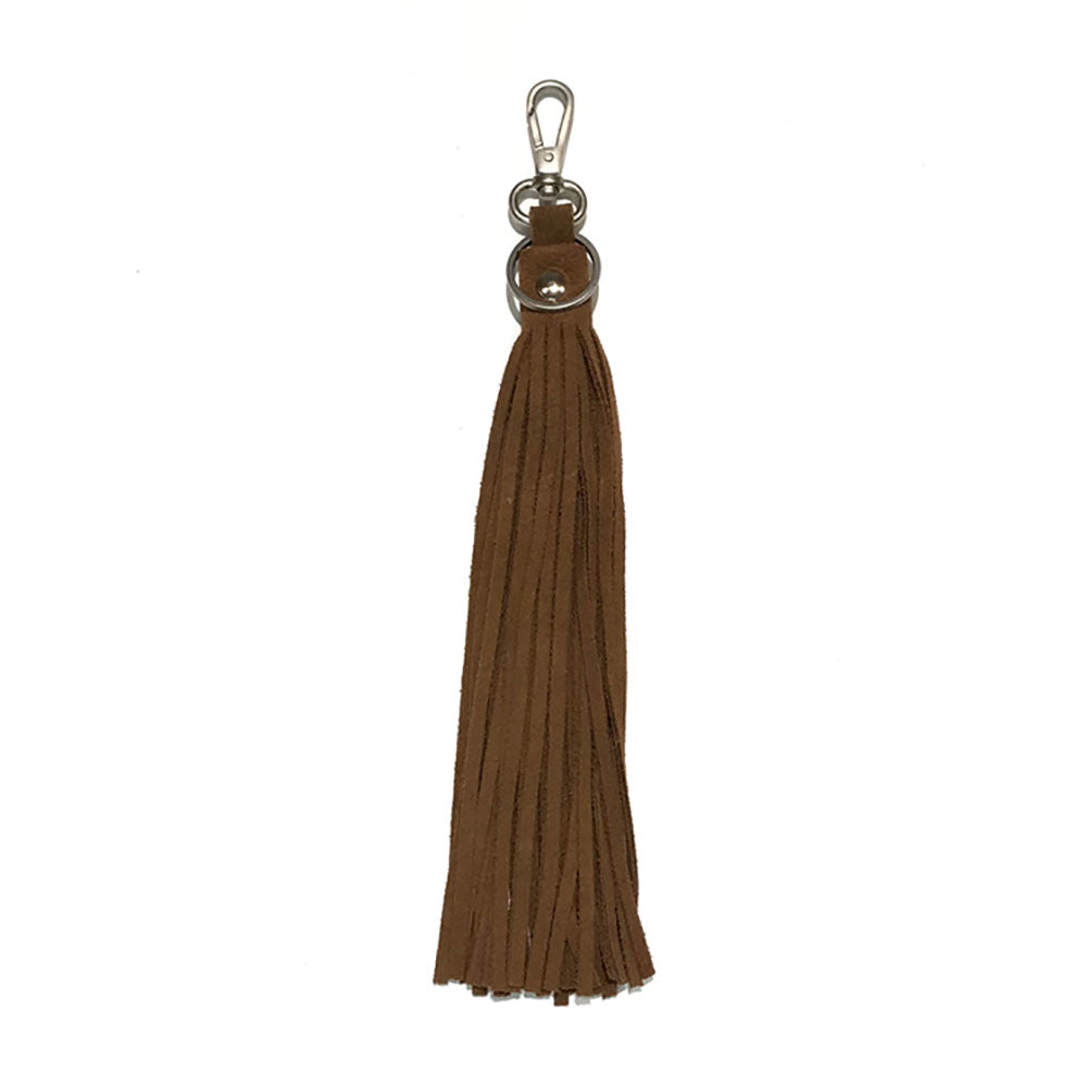 iLLASPARKZ Genuine Leather Tassel Keychain