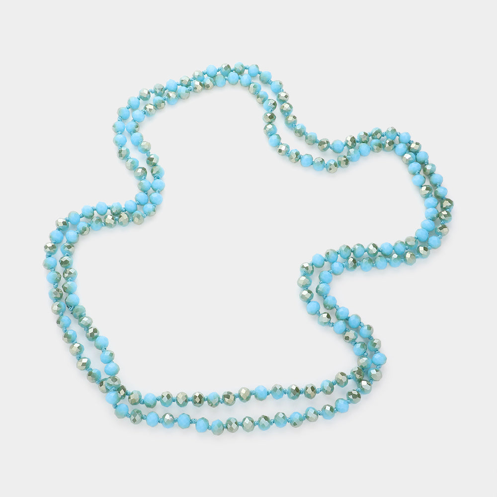 iLLASPARKZ Faceted Beaded Long Necklace