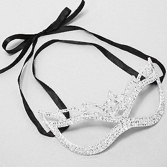 iLLASPARKZ Crystal Rhinestone Star Flower Masquerade Mask