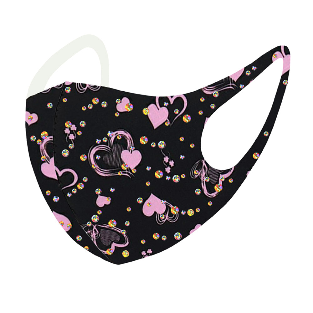 iLLASPARKZ Valentine's Day Heart Print Fashion Mask