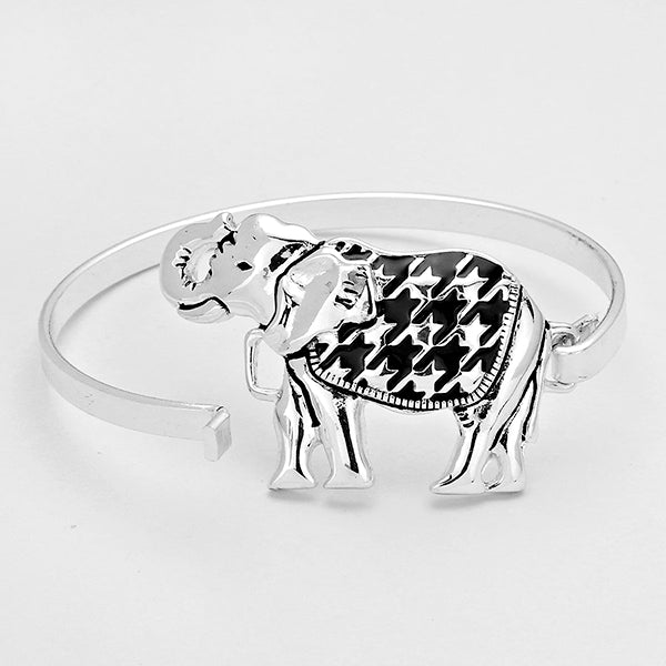 iLLASPARKZ Houndstooth Elephant Bangle Bracelet