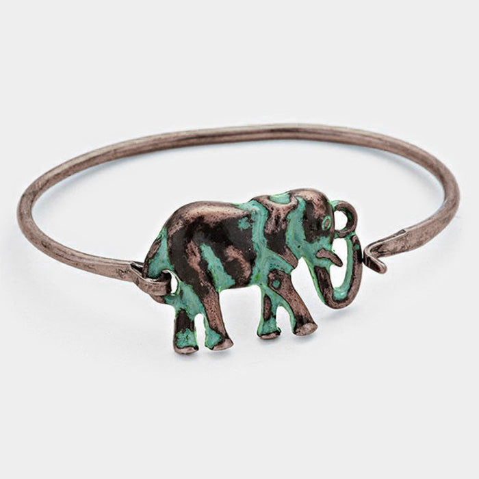 iLLASPARKZ Metal Elephant Hook Bracelet