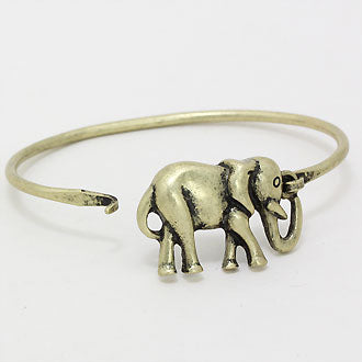 iLLASPARKZ Vintage Elephant Bangle Bracelet