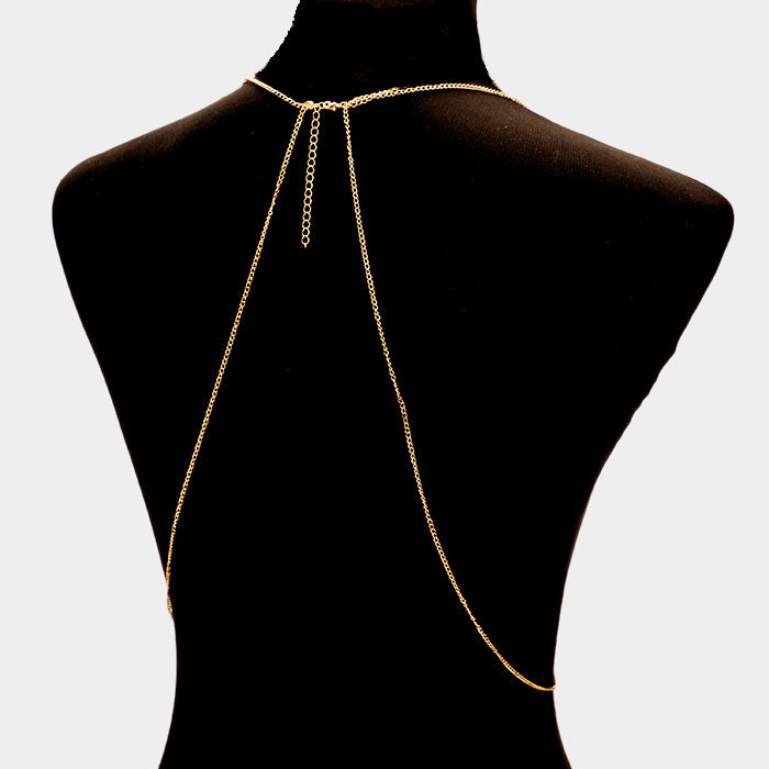 iLLASPARKZ Bra outline body chain necklace