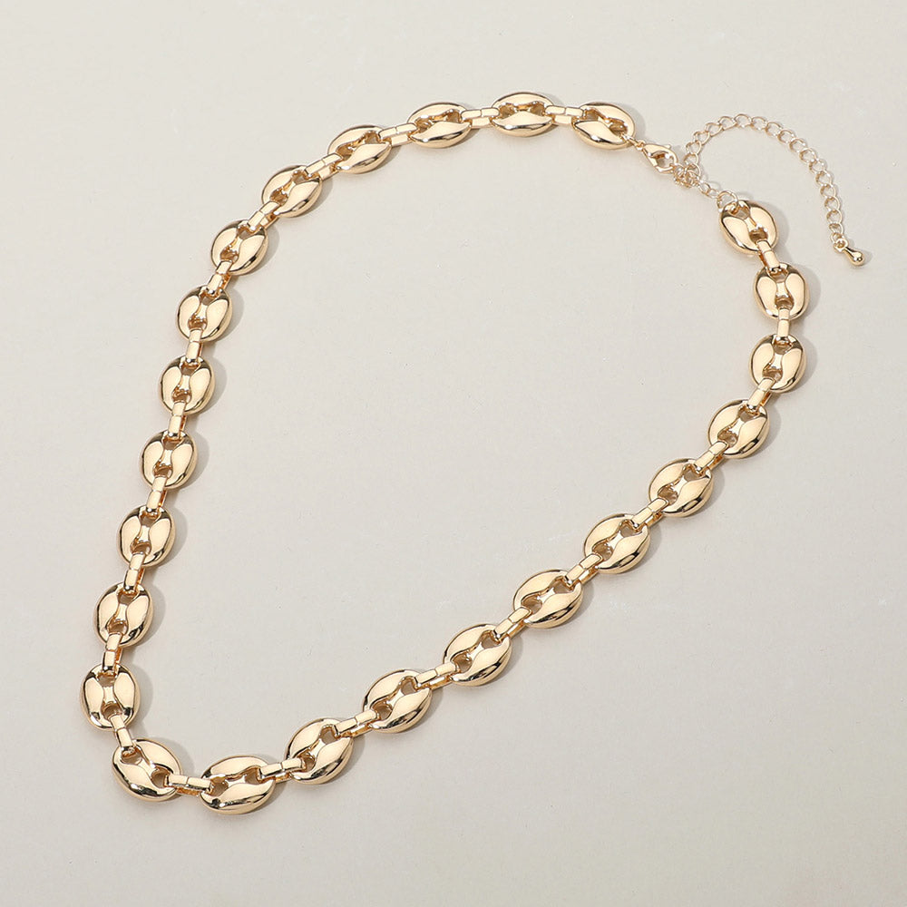 iLLASPARKZ Brass Mariner Link Chain Necklace