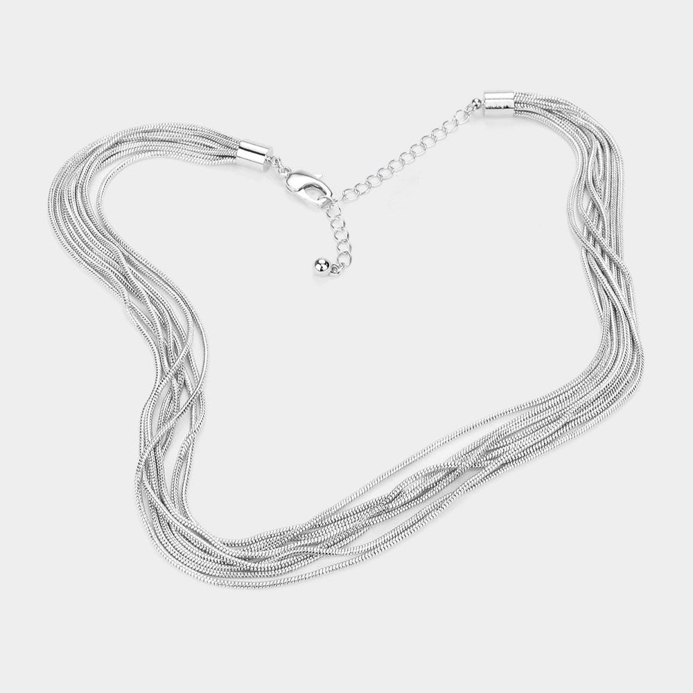 iLLASPARKZ Metal Chain Multi Layered Necklace