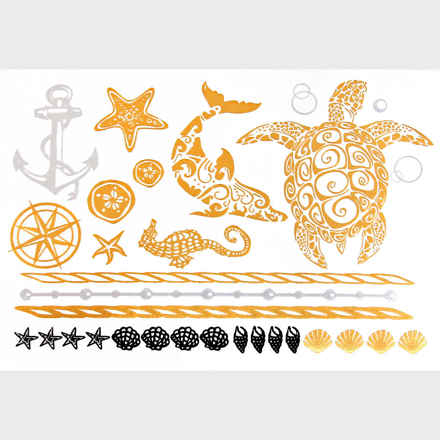 iLLASPARKZ Metallic Temporary Tattoos