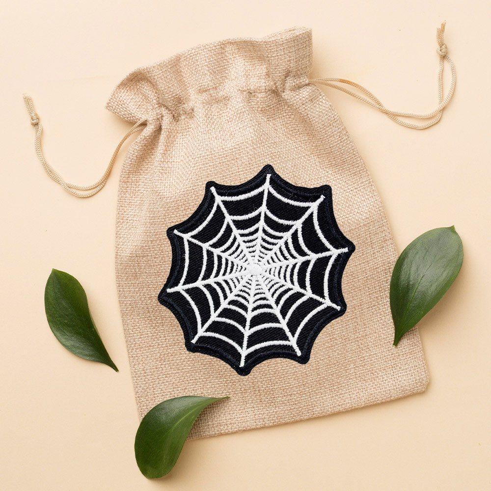 iLLASPARKZ Halloween Spider Web Iron On Patch