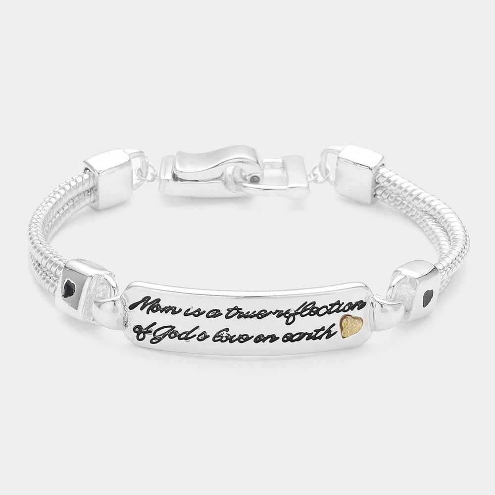 iLLASPARKZ MOM Message Magnetic Bracelet